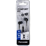 Проводные наушники Panasonic RP-TCM115GCK черный, внутриканальные, Jack 3.5 мм