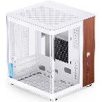 Компьютерный корпус без блока питания Case JONSBO TK-0 белый, Desktop SFF, TG, no fan, 1xUSB-A 3.2 + 1xUSB-C 3.2, SFX PSU Support, mITX белый