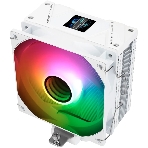 Кулер для процессора Thermalright Assassin Spirit 120 Vision ARGB White (4-pin PWM, LED temp., 154mm, Al/Cu, 4x6mm, ARGB, 1x120mm, 66.17CFM, 25.6dBA, 1500RPM, S: 1851/1700/1200/115X, AM5/AM4, white)