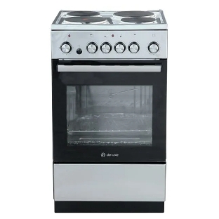 Плита электрическая De Luxe 5004.16э 010 серебристый, конфорок 4 шт, духовка 46 л, гриль, 50 см x 85 см x 50 см