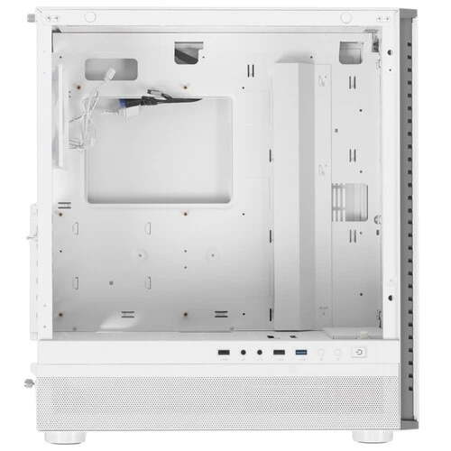 Компьютерный корпус PCCooler IE200 WH, Tempered Glass Full Tower, белый, TG, SPCC, 1x120мм ARGb E-ATX, ATX, mATX, mITX 180/380/220мм 4x2.5