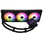 Водяное охлаждение для процессора Thermalright Frozen Warframe Pro 360 черный ARGb (360мм, черный, ARGb/Fans: 3x120мм, 70.84CFM, 29.8dBA, 2000RPM/Pump height 60мм, 23dBA, 3000RPM, Rad thickness 27mm/S: 1200, 1700, 1851, 2011, 2066, 115X, AM4, AM5)