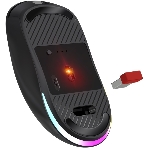 Мышь беспроводная/проводная Defender Stone GM-551 черный, 7200 dpi, радиоканал, Bluetooth, USB, кнопки - 7