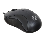 Мышь проводная Oklick 115S черный, 1200 dpi, USB, кнопки - 3