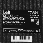 Телевизор LEFF 43
