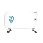 Конвектор электрический Thermex Frame 1500E белый, 1500 Вт, 20 м2, термостат, дисплей, WiFi