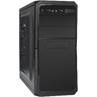 Компьютерный корпус Minitower ExeGate BA-202-UNS450 (mATX, БП UNS450 с вент. 12см, 2хUSB, аудио, черный)