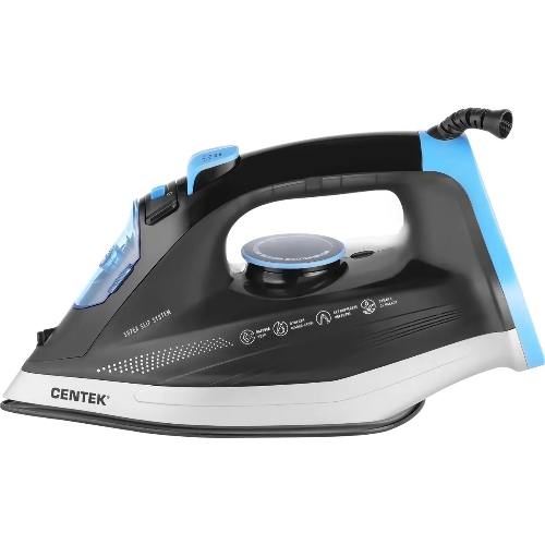 Утюг Centek CT-2315 черный, 2700 Вт, 35 г/мин, 135 г/мин, 320 мл