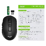 Мышь беспроводная Acer OMR060 черный, 1600 dpi, радиоканал, USB, кнопки - 6