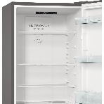 Холодильник Gorenje NRKE62XL серебристый металлик двухкамерный 203/99л морозилка снизу, No Frost