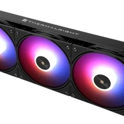 Водяное охлаждение для процессора Thermalright Frozen Warframe Pro 360 черный ARGb (360мм, черный, ARGb/Fans: 3x120мм, 70.84CFM, 29.8dBA, 2000RPM/Pump height 60мм, 23dBA, 3000RPM, Rad thickness 27mm/S: 1200, 1700, 1851, 2011, 2066, 115X, AM4, AM5)