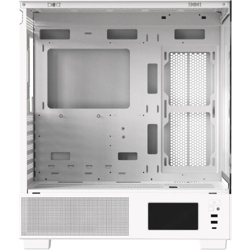 Компьютерный корпус AeroCool/Formula V Line Crystal E1 White, ATX, TYPE-C*1, USB3.0*2, Switch Display Panel
