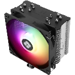Устройство охлаждения(кулер) Thermalright Burst Assassin 120 SE ARGb Soc-AM5/AM4/1200/1700/1851 серебристый/черный 4-pin 25.6dB Al+Cu 510gr Ret (BA120-SE-ARGb)