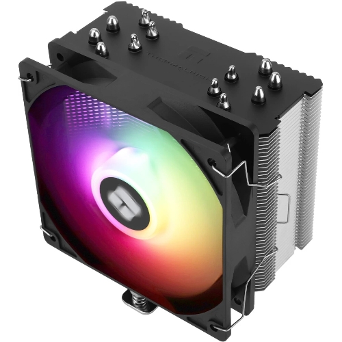 Устройство охлаждения(кулер) Thermalright Burst Assassin 120 SE ARGb Soc-AM5/AM4/1200/1700/1851 серебристый/черный 4-pin 25.6dB Al+Cu 510gr Ret (BA120-SE-ARGb)