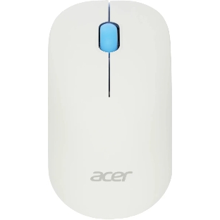 Мышь беспроводная Acer OMR205 белый/голубой, 1200 dpi, радиоканал, USB, кнопки - 3