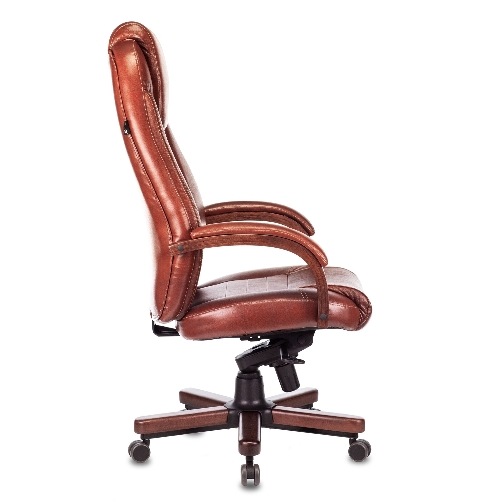 Кресло Бюрократ T-9923WALNUT Leather Eichel светло-коричневый, кожа