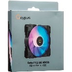 Реверсный вентилятор Fan Ocypus Beta F12 BK ARGB REVERSE BLADE PWM черный