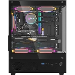 Компьютерный корпус AeroCool/Formula Crystal Z1CM черный без БП mATX 5x120мм 1xUSB3.0 audio bott PSU