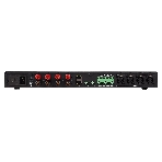 Усилитель Intrend ITAMP-4x500-TD четырехканальный, 4x500W/4Ом, 4x300W/8Ом, мостовой режим: 2x1000W/8Ом, 2x1000W/100V, 2x600W/70V, поддержка Dante, встроенный DSP