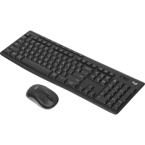 Комплект клавиатура+мышь Logitech MK370 беспроводной, USB, чёрный