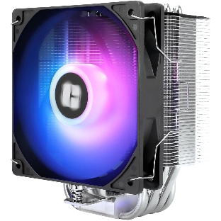 Устройство охлаждения(кулер) Thermalright Burst Assassin 120 SE ARGb Soc-AM5/AM4/1200/1700/1851 серебристый/черный 4-pin 25.6dB Al+Cu 510gr Ret (BA120-SE-ARGb)