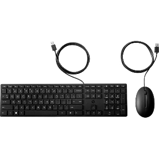 Комплект клавиатура+мышь HP 320MK проводной, USB, чёрный