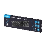 Клавиатура беспроводная Maxvi KWS-02 dark grey