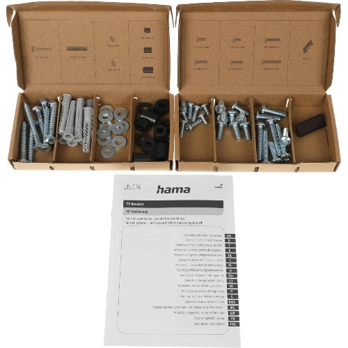 Кронштейн для телевизора Hama 00220843 черный 37