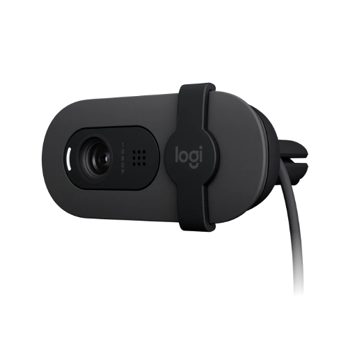 Веб-камера Logitech Webcam Brio 100, 1920x1080, GRAPHITE, защитная шторка