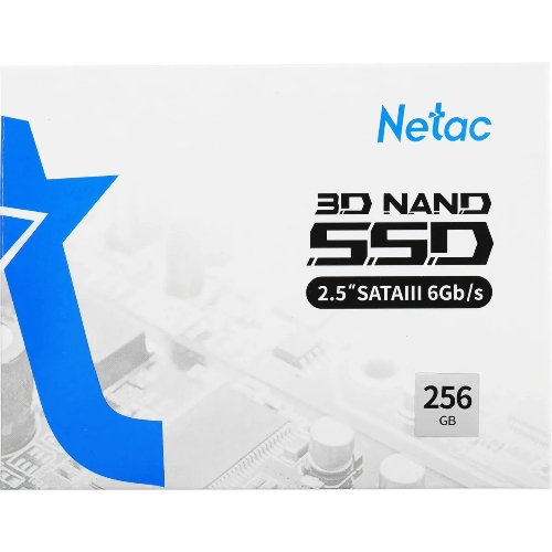 Накопитель SSD Netac N600S, 256Gb, SATA III, 2.5