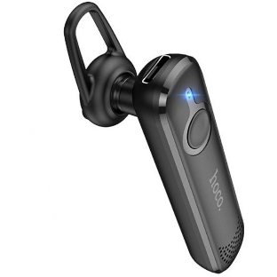 Моно-гарнитура Hoco E63 черный, внутриканальный (моно), Bluetooth, заушное крепление, до 10 ч