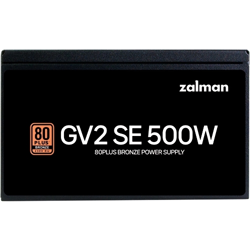 Блок питания Zalman ZM500-GV2SE, 500Вт, 80 PLUS Bronze, 120мм, черный