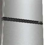 Холодильник Gorenje NRKE62XL серебристый металлик двухкамерный 203/99л морозилка снизу, No Frost