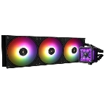Водяное охлаждение для процессора Thermalright Frozen Warframe Pro 360 черный ARGb (360мм, черный, ARGb/Fans: 3x120мм, 70.84CFM, 29.8dBA, 2000RPM/Pump height 60мм, 23dBA, 3000RPM, Rad thickness 27mm/S: 1200, 1700, 1851, 2011, 2066, 115X, AM4, AM5)