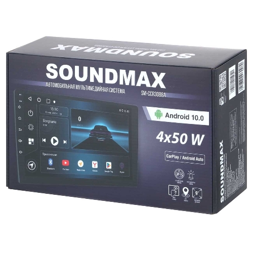 Автомагнитола Soundmax SM-CCR3088A 4x50Вт