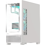 Компьютерный корпус AeroCool/Formula V Line Crystal E1 White, ATX, TYPE-C*1, USB3.0*2, Switch Display Panel