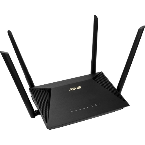 Роутер ASUS RT-AX53U 802.11b/g/n/ac/ax, до 574 + 1201 Mbps, 2,4 + 5 гГц, 4 антенны, USB