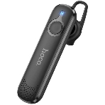 Моно-гарнитура Hoco E63 черный, внутриканальный (моно), Bluetooth, заушное крепление, до 10 ч