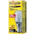 Лампа накаливания Navigator NI-T26-25-230-E14-CL