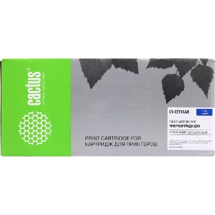 Картридж лазерный Cactus CS-CE741A голубой (7300 стр.) для HP CLJ CP5220/CP5221/CP5223/CP5225/CP5227/CP5229