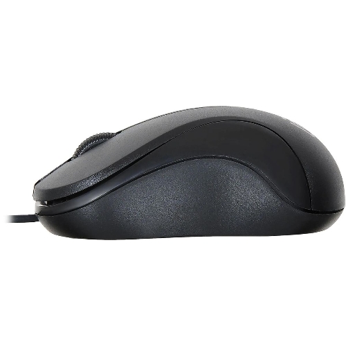 Мышь проводная Oklick 115S черный, 1200 dpi, USB, кнопки - 3