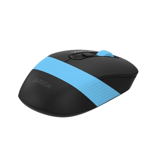 Мышь беспроводная A4Tech Fstyler FG10 черный/синий, 2000 dpi, радиоканал, USB, кнопки - 4