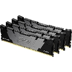 Оперативная память Kingston Fury Renegade, 64Gb (4x16GB), DDR4, 3600MHz, CL16, DIMM, с радиаторами, серый/черный