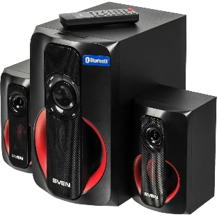 Акустическая система SVEN MS-304 черный ~ 230 В, 50 Гц, сабвуфер: 159х 272 х 245, вес 3,3