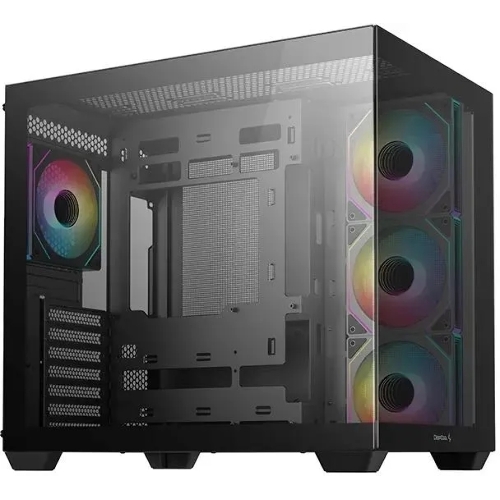 Компьютерный корпус Deepcool CG530 4F черный без БП ATX 2x120мм 2x140мм 2xUSB 2.0 1xUSB 3.0 audio bott PSU