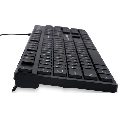 Комплект клавиатура+мышь Gembird KBS-9050L проводной, USB, 1000 DPI, чёрный
