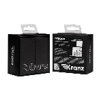 Выключатель Kranz STRONG 2 кл 10А с/у графит