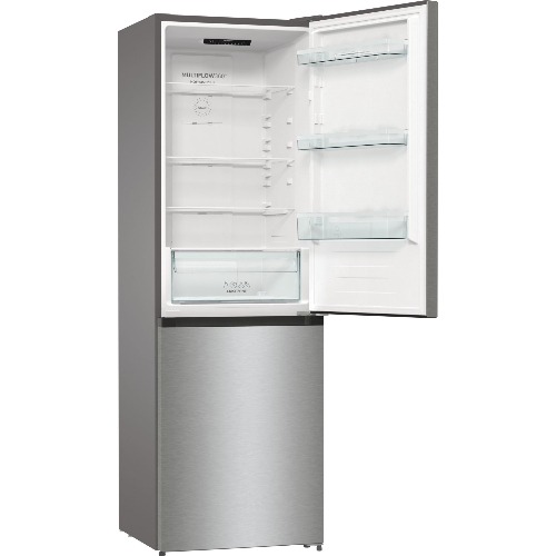 Холодильник Gorenje NRKE62XL серебристый металлик двухкамерный 203/99л морозилка снизу, No Frost