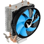 Кулер Aerocool Formula Verkho 2 серебристый/синий 90мм алюминий+медь 2000rpm 25db 4-pin 110W 142мм