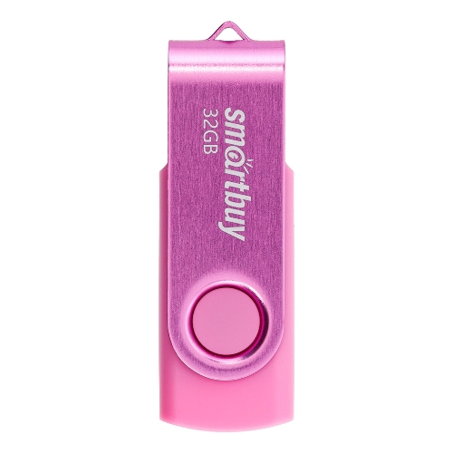 Флешка USB Smartbuy Twist Pink (SB032Gb2TWP), 32Gb, USB 2.0, R/W 15/12, розовый